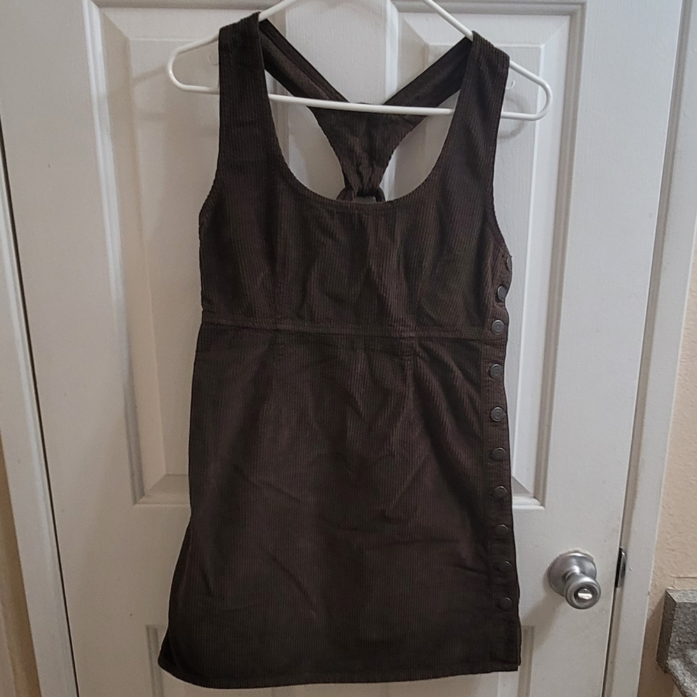 American Eagle outfitters brown corduroy dress